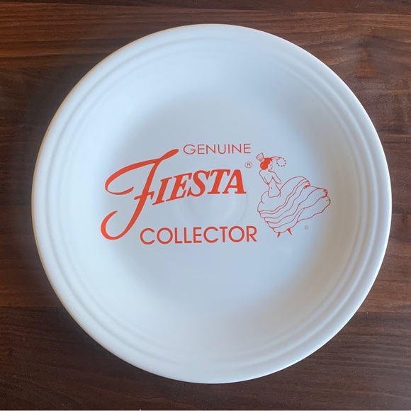 Fiestaware Other - GIFT Limited Edition Genuine Fiesta Collector Plate, White, Persimmon 10.5 inch